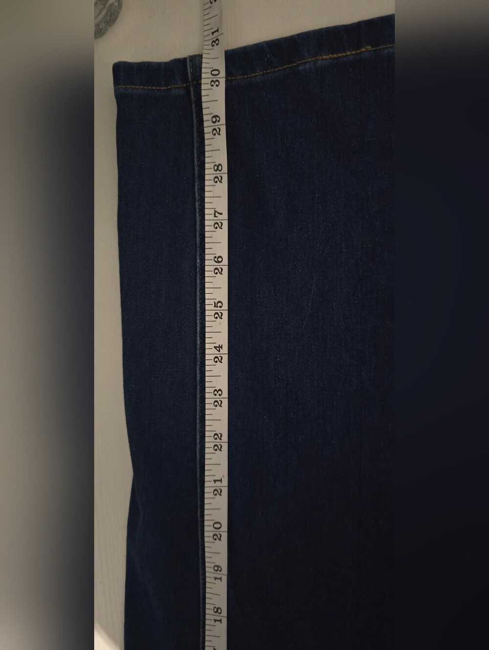 Halara Flex Asymmetric HW Washed Casual Baggy Jeans In Estate Blue Denim - Picture 6 of 14